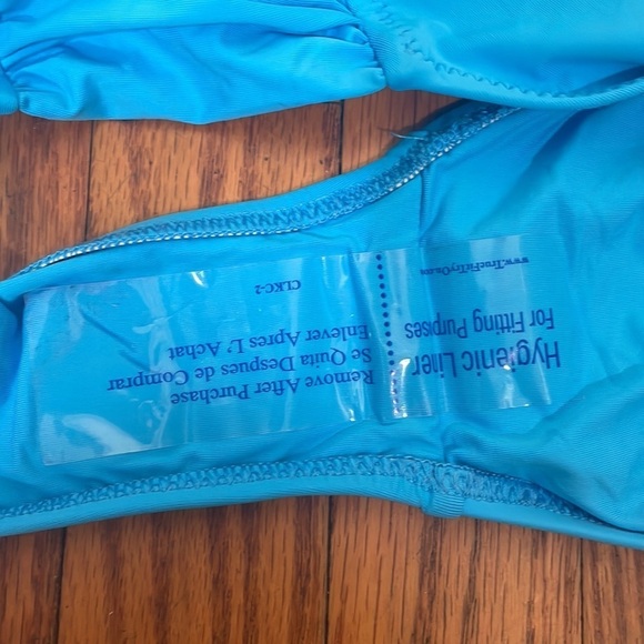 Becca ETC Waterfall Ruched Hipster Swim Bottom  Blue Plus Size 3X NWT - Picture 6 of 6